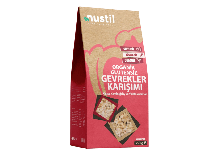 Organik Gevrekler Karışımı (250gr) - Nustil