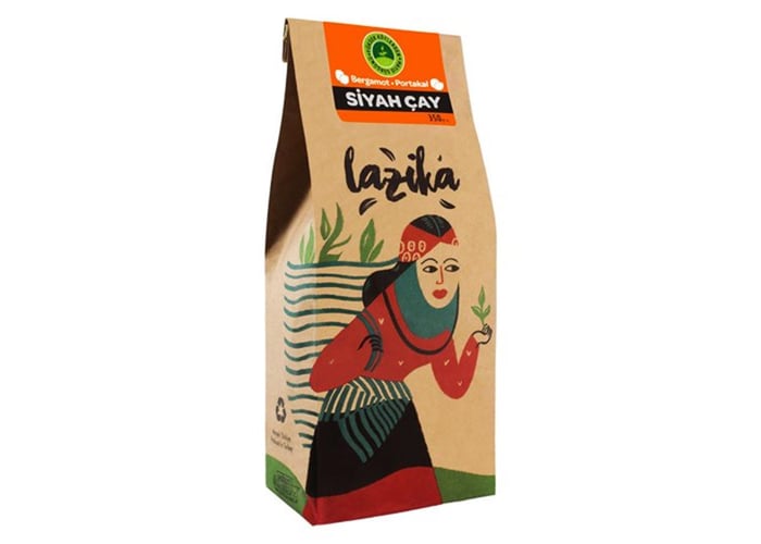 Bergamot ve Portakal Aromalı Siyah Çay (350gr) - Lazika