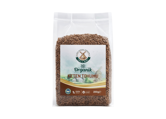 Mill & More Organik Keten Tohumu (250gr)