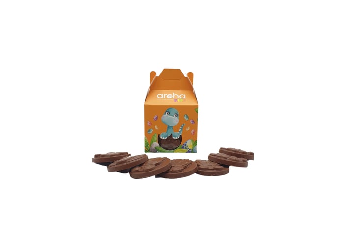 Kids Sevimli Hayvanlar Figürlü Sütlü Çikolata (210gr) - Aroha