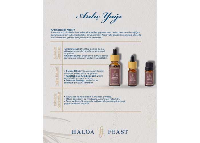 Ardıç Yağı (30ml) - HALOA FEAST