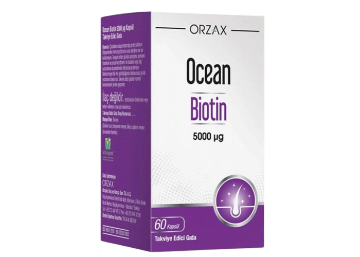 Ocean Biotin (60 kapsül) - Orzax