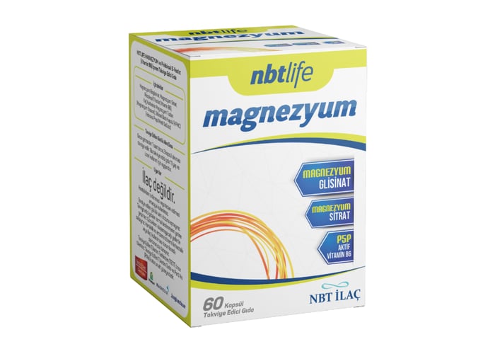 Magnezyum P5p Vitamin B6 (60 kapsül) - Nbt İlaç