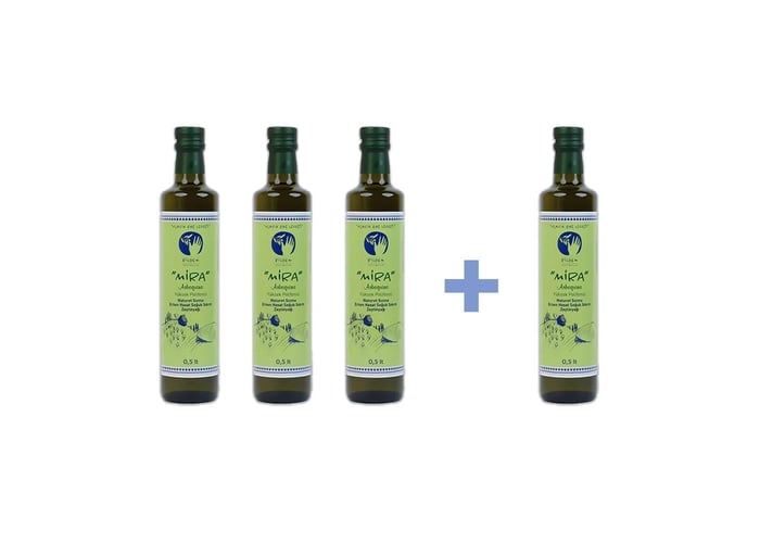 Yüksek Polifenollü (350+) Erken H. Soğuk Sıkım Zeytinyağı (4 adet x 500ml, Arbequina) - Bilgem Zeytin