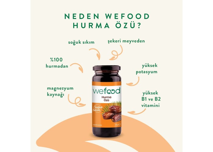 Hurma Özü (Soğuk Sıkım, 315gr) - Wefood