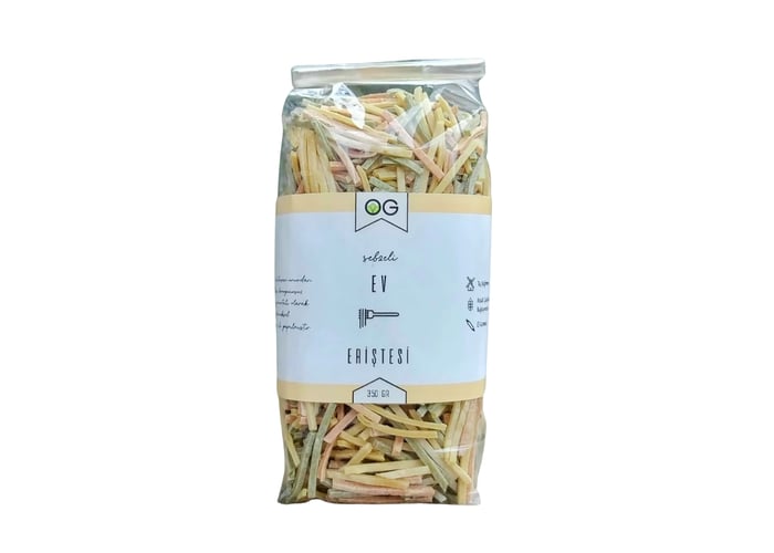 Karışık Sebzeli Ev Eriştesi (350gr) - Og Natural