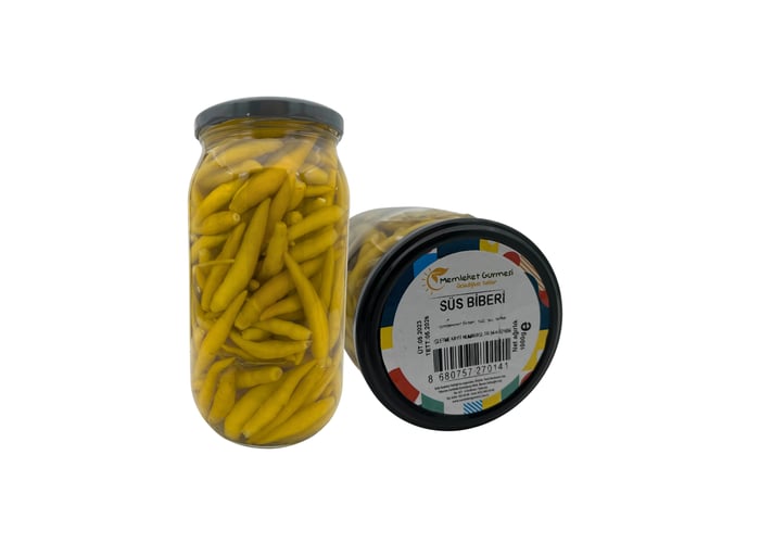 Acı Biber Turşusu (Süs Biberi, 1000gr) - Memleket Gurmesi