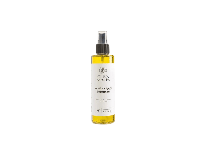 Zeytin Çiçeği Kolonyası (200ml, Sprey Kapaklı Şişe) - Oliva Malia