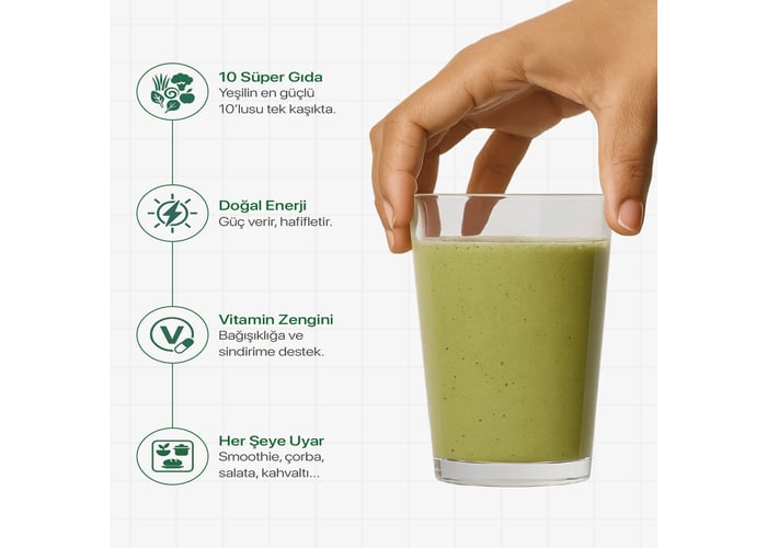 Green Mix Sebzeli Toz Karışım (100gr) - Nustil