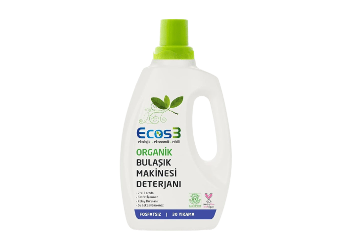Organik Bulaşık Makinesi Jeli (750ml, 30 Yıkama) - Ecos3