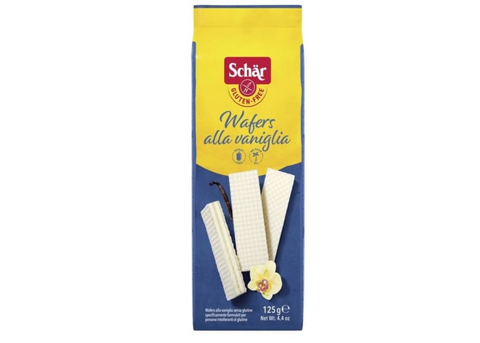 Wafers Vaniglia Glutensiz Vanilyalı Gofret (125gr) - Schar
