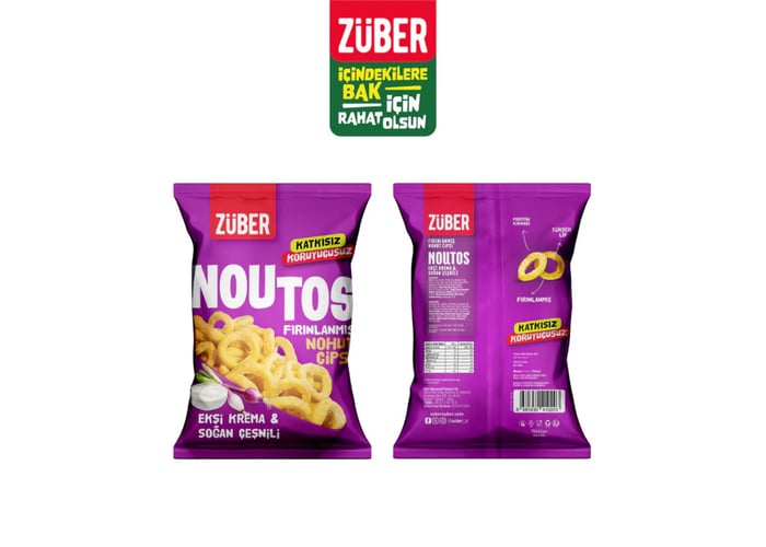 Noutos Ekşi Krema ve Soğanlı Nohut Cipsi (55gr) - Züber