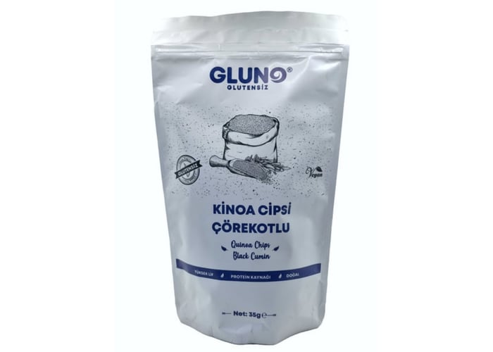 Çörek Otlu Kinoa Cipsi (Glutensiz, 35gr) - Gluno