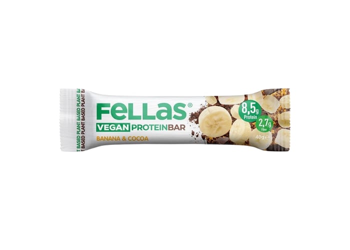 Muzlu ve Kakaolu Vegan Protein Bar (12 adet x 40gr) - Fellas
