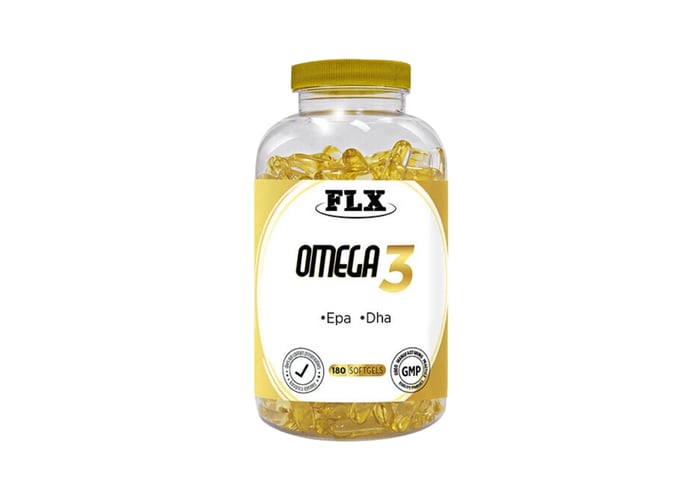 Omega-3 Balık Yağı (180 softgel kapsül) - Flx