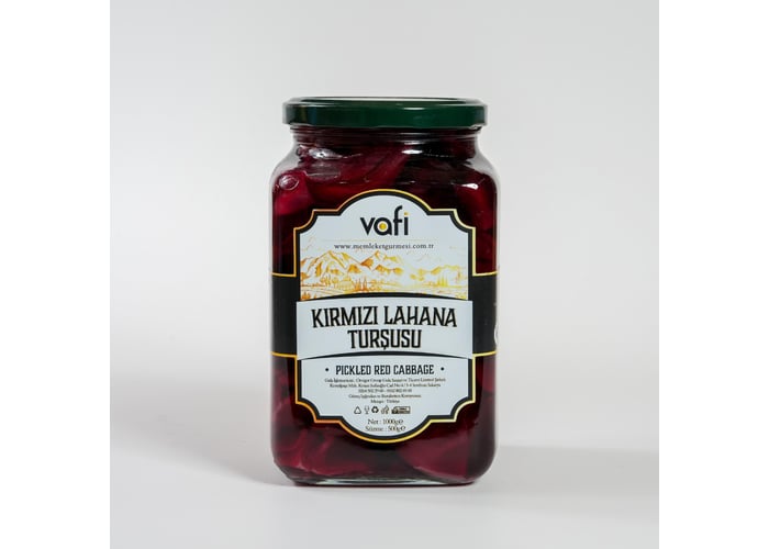 Kırmızı Lahana Turşusu (1000cc / 500gr) - Memleket Gurmesi