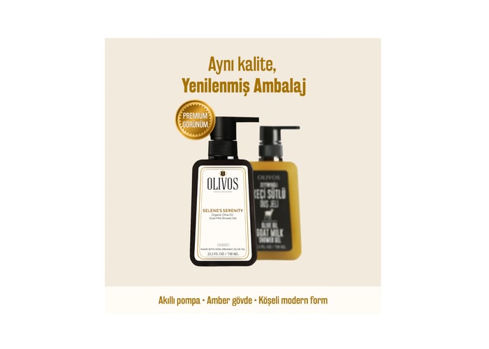 Keçi Sütlü Duş Jeli (750ml) - Olivos