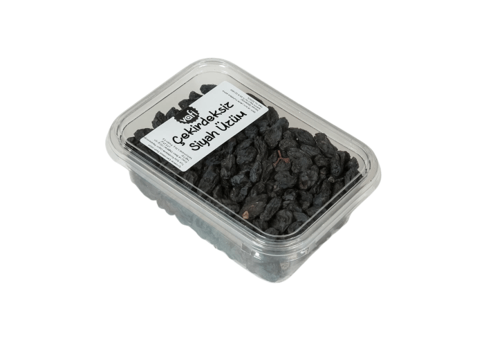 Çekirdeksiz Siyah Kuru Üzüm (1kg) - Vafi
