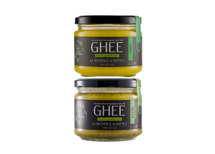 Ojas Kitchen Sade Yağ ve Kekikli Sade Yağ (Ghee, 225gr x 2 adet)