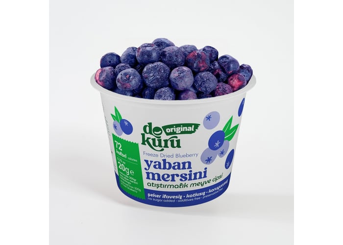 Dondurularak Kurutulmuş Yaban Mersini (20gr) - Dokuru