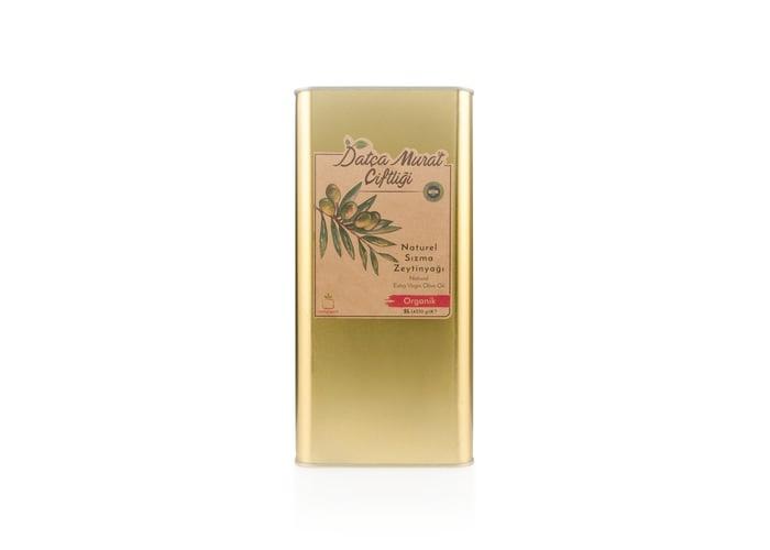 Organik Naturel Sızma Zeytinyağı Teneke (5lt) - Datça Murat Çiftliği