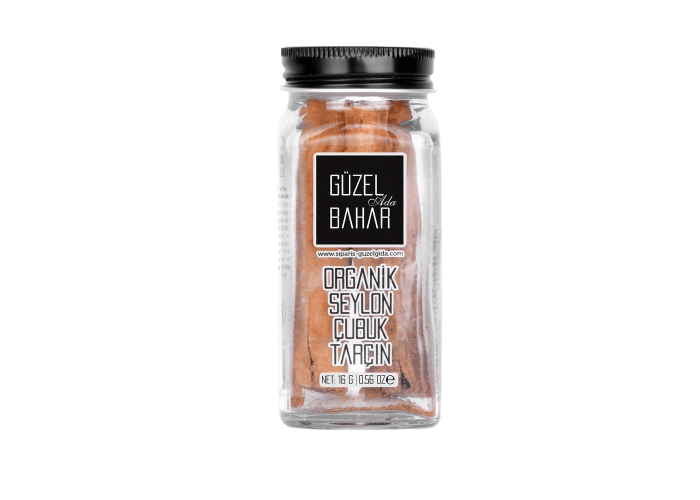 Organik Seylan Çubuk Tarçın (16gr) - Güzel Gıda