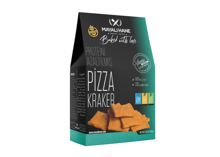 Mayalı Hane Düşük Proteinli ve Glutensiz Pizza Kraker (100gr)