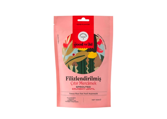 Filizlendirilmiş Çıtır Mercimek (150gr) - The Good Wild