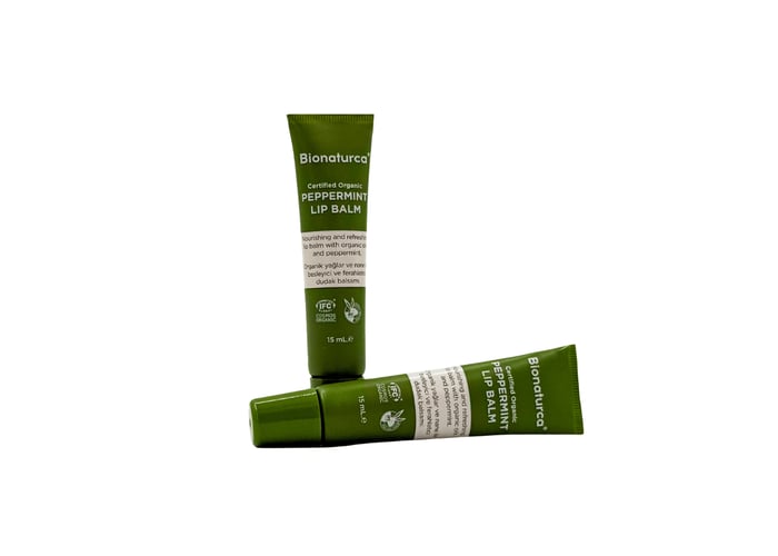 Organik Sertifikalı Nane Özlü Dudak Balmı (15ml) - Bionaturca