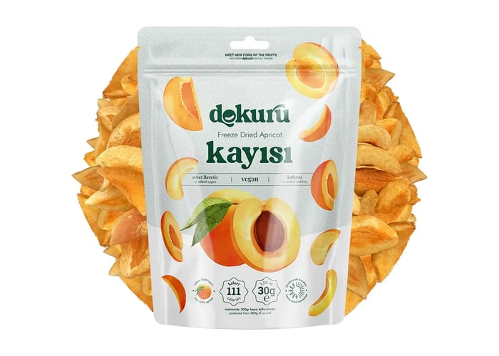 Dondurularak Kurutulmuş Kayısı (30gr) - Dokuru