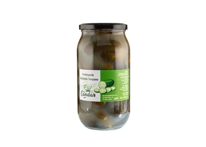 Probiyotik Salatalık Turşusu (Lakto Fermente, 1kg) - Elif Candar