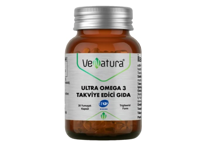Ultra Omega 3 Takviye Edici Gıda (30 kapsül) - Venatura