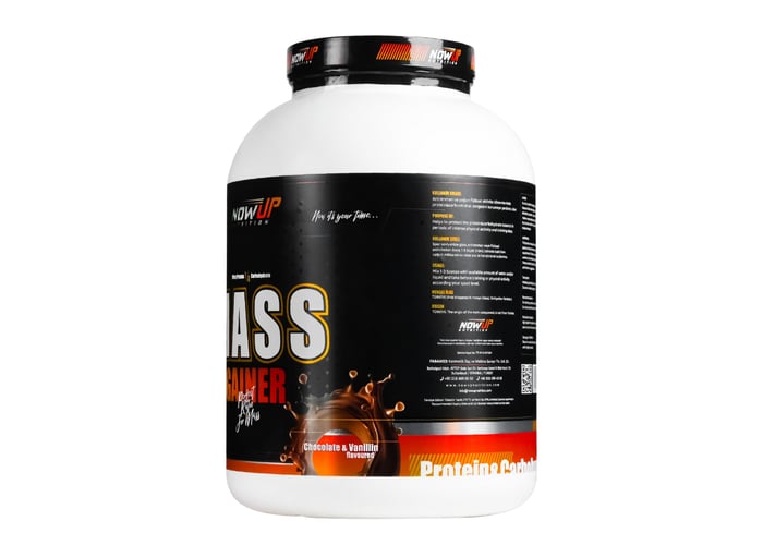 Mass Gainer Chocolate Vanillin (60 servis, 4020gr) - Nowup