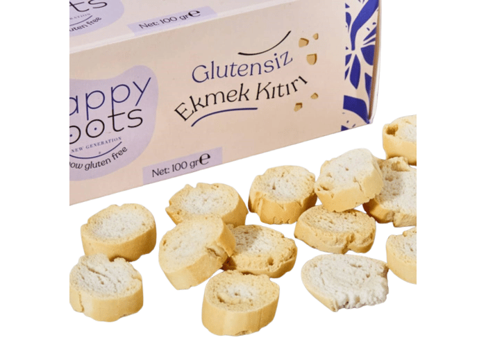 Ekmek Kıtırı (Glutensiz, 100gr) - Happy Roots