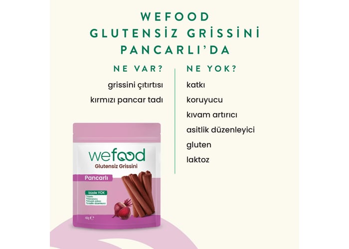 Pancarlı Grissini (Glutensiz, 40gr) - Wefood