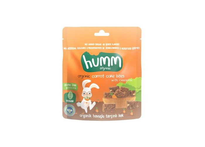 Organik Havuçlu Tarçınlı Kek (30gr) - Humm Organik