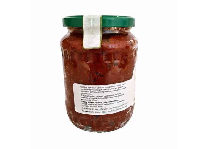 Trakya Tarla Tatlı Biber Salçası (700gr) - Pekuysal Doğal Çiftlik
