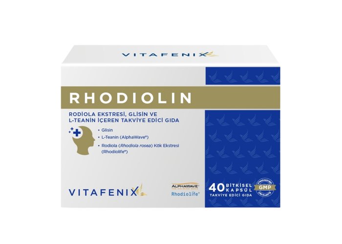 Rhodiolin Rodiola Kök Ekstresi İçeren Takviye Edici Gıda (40 kapsül) - Vitafenix