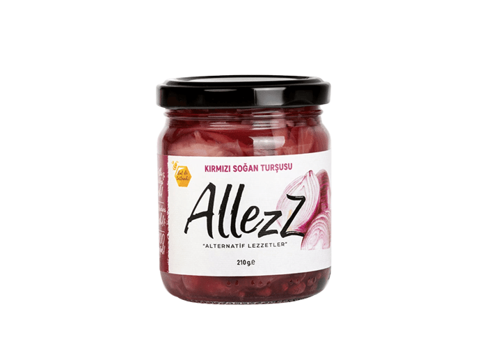 Kırmızı Soğan Turşusu (210gr) - Allezz