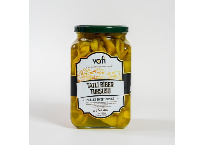 Tatlı Biber Turşusu (1000cc / 500gr) - Memleket Gurmesi