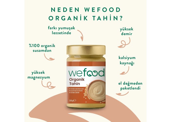 Organik Tahin (300gr) - Wefood