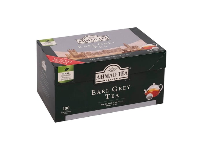 Earl Grey Demlik Poşet Çay (100 adet x 3,2gr) - Ahmad Tea