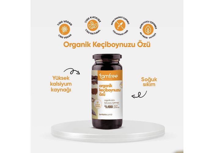 Organik ve Glutensiz Keçiboynuzu Özü (315gr) - TamFree