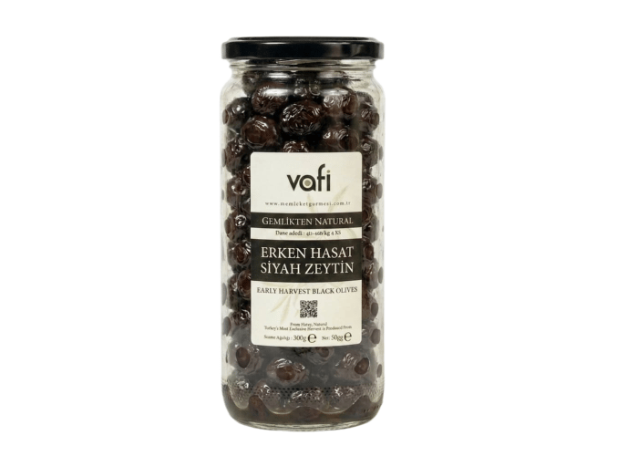 Vafi Erken Hasat Siyah Zeytin (300gr)
