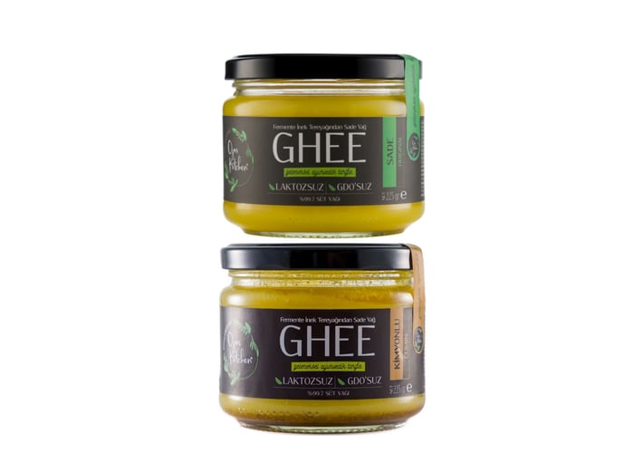 Ojas Kitchen Sade Yağ ve Kimyonlu Sade Yağ (Ghee, 225gr x 2 adet)