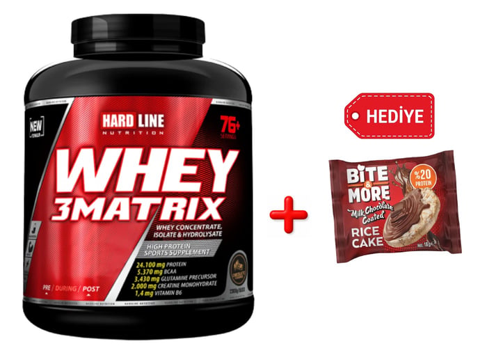 Hardline Whey 3Matrix Çikolata (2300gr)