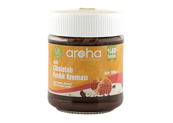 Ballı Çikolatalı Fındık Kreması (180gr) - Aroha