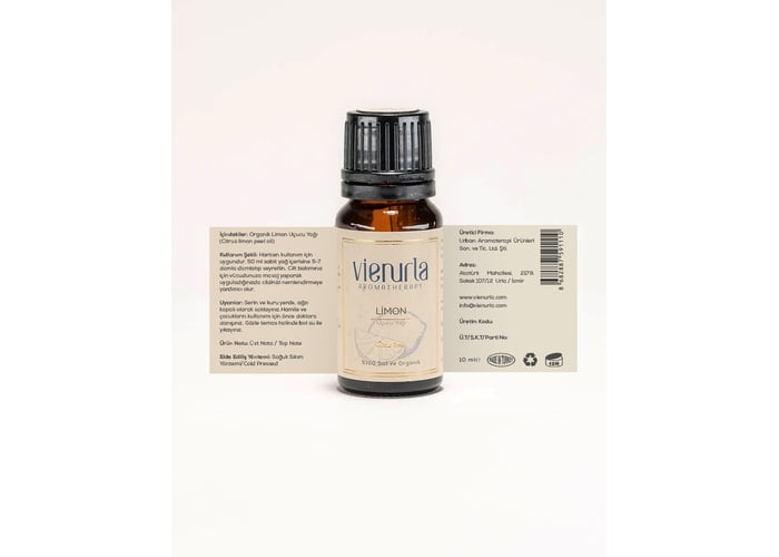 Organik Limon Uçucu Yağı (10ml) - Vienurla