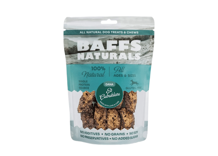 Baffs Naturals Dana Et Çubuğu Doğal Köpek Ödül Maması (100gr)