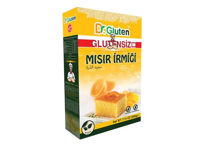 Mısır İrmiği (Glutensiz, 500gr) - Dr. Gluten